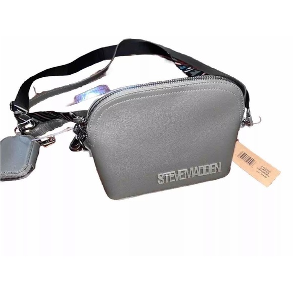 Steve Madden Juniper Crossbody Double Strap Bag, Steve Madden Colorful Strap NWT - Picture 1 of 7